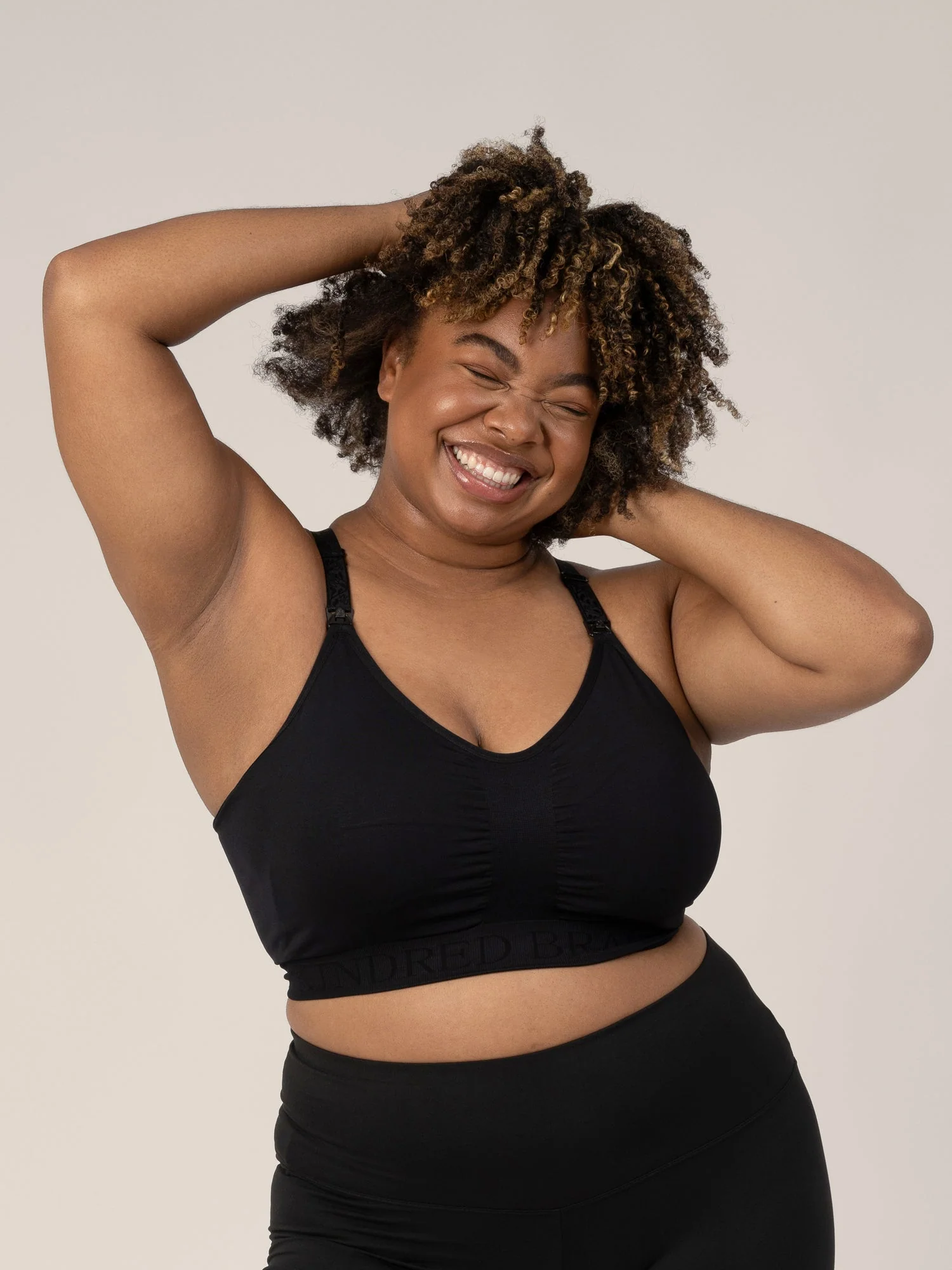 Sublime® Nursing Sports Bra | Black - Image 7